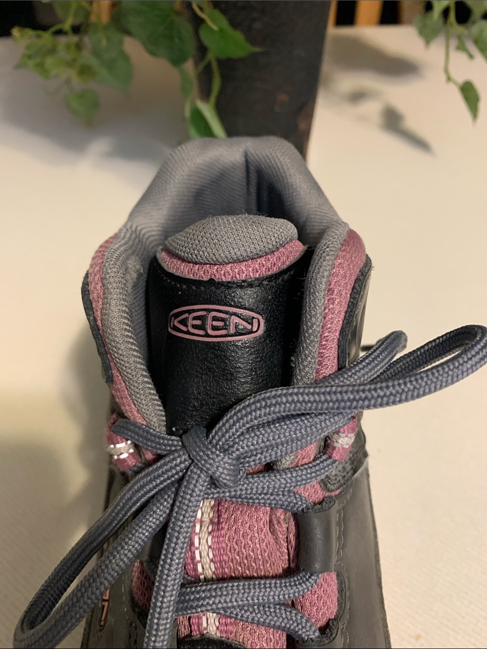 KEEN Women's Black and Pink Trail Sneakers - Picture 3 of 9